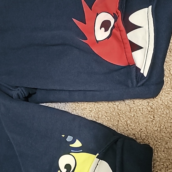 monster kids size 8 fleece pants joggers BUNDLE ONLY - Picture 2 of 5